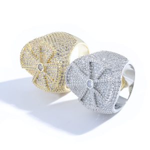 Hip Hop Ring Retro Cross Men's Ring Niche High-end Sense Ring