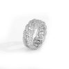 European and American cross-border 10mm bubble Cuban zircon ring trendy brand personality full-diamond hip-hop men's ring - Image 6